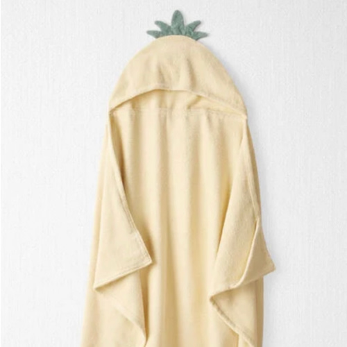 Toddler Organic Terry Cotton Pineapple Towel - Little Planet | Carter's