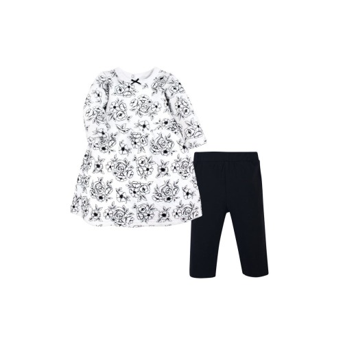 Quilted Cotton Dress and Leggings