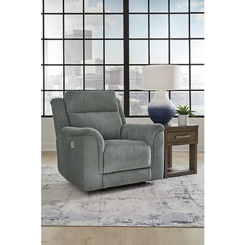 Overflow Next-Gen Nuvella™ Performance Fabric Dual Power Recliner