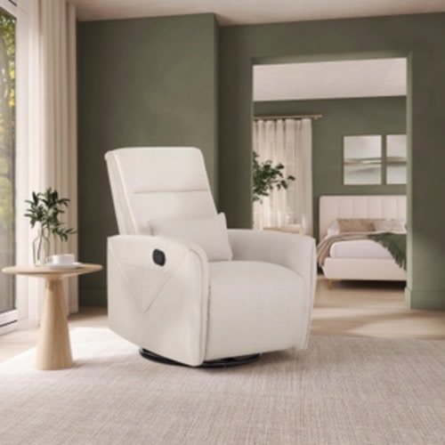 Evolur Sylas Manual Swivel Glider Recliner