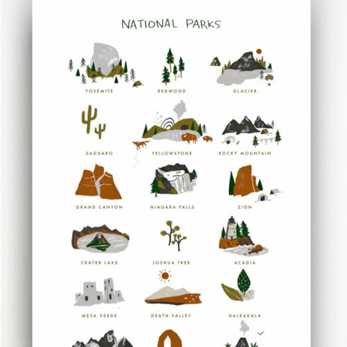 National Parks Art
