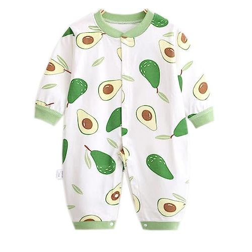 Newborn Infant Baby Boys Girls Bodysuit Jumpsuits with Button Long Sleeve Cotton Rompers Overall