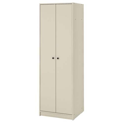 GURSKEN Wardrobe with 2 doors - light beige 23 3/8x21 5/8x73 1/8 "