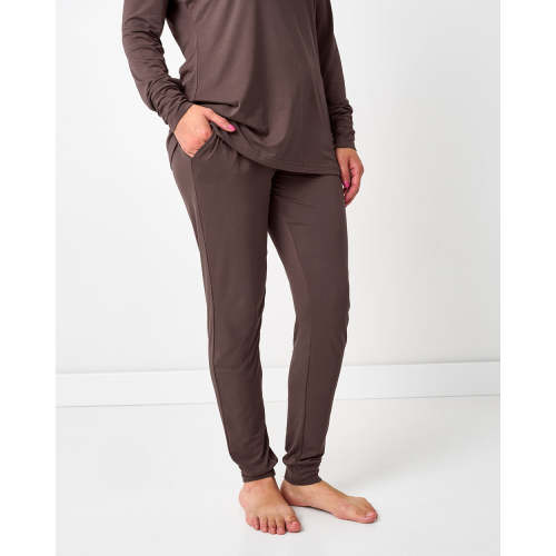 Dark Chocolate Women's Pajama Pants | Little Sleepies