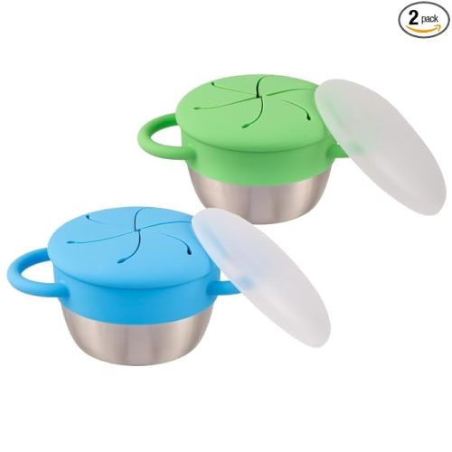 Elk and Friends Stainless Steel Snack Cups