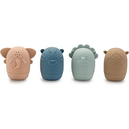 noüka Safari Animals Bath Toys Soft Safari