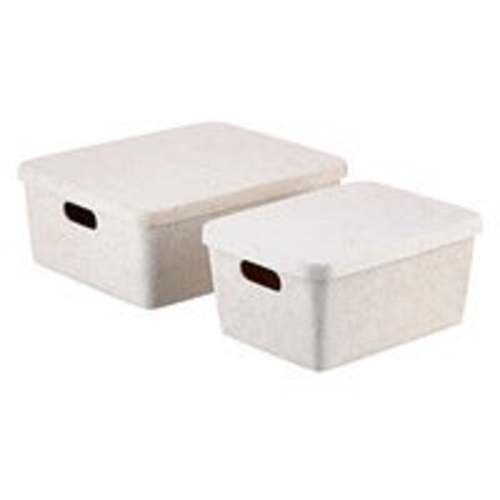 The Container Store Remy Sculpted Bin with Lid