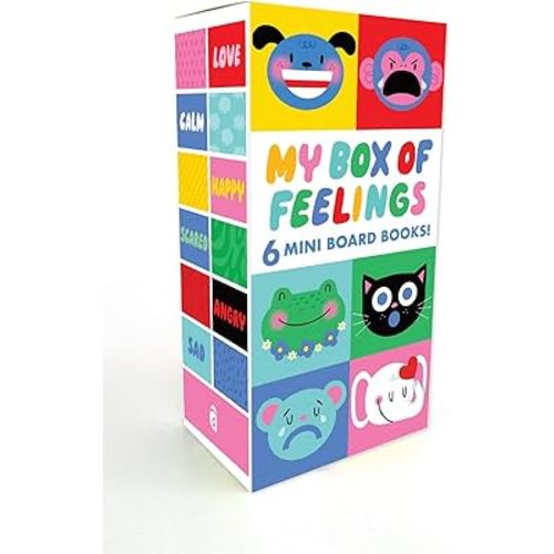 My Box of Feelings (A Hello!Lucky Book): 6 Mini Board Books!