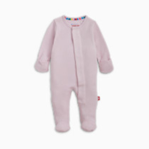 Magnetic Me Waffle Magnetic Footie - Lilac Snow, Newborn