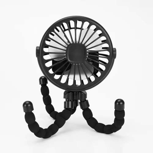 Baby Stroller Mini Fan - Black