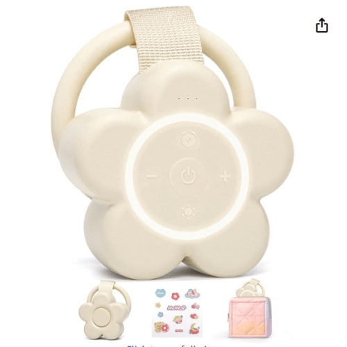 2025 Mom's Choice Awards | Portable White Noise Sound Machine Baby | 25 Soothing Sounds | Rechargeable Travel Sound Machine Baby with Night Light | Newborn Essentials | Nursery, Home, Sleep Aid