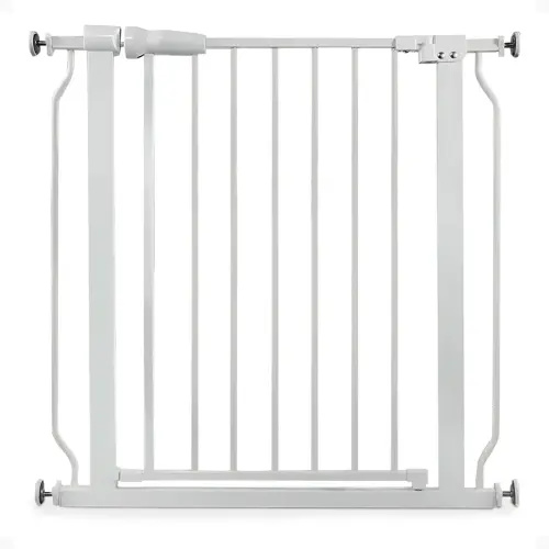 BalanceFrom Easy Walk-Thru Baby and Pet Safety Gate with Hold-Open and Auto-Close – Adjustable Steel Barrier for Stairs, Doorways, and Hallways, No Drilling Installation