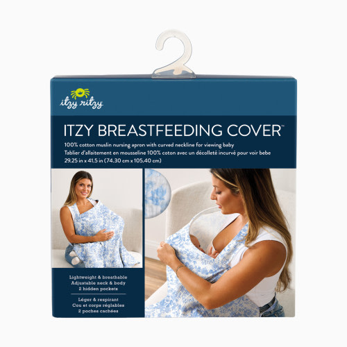 Itzy Breastfeeding Cover - Blue