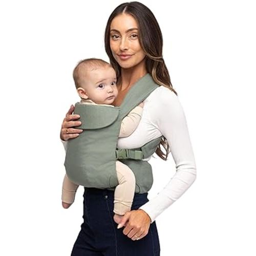 WildBird - Aerial Buckle Carrier - 2-24 Months - Standard (XS-XL) Acadian - Front or Back Carry - Cross Straps, Lumbar Support, Headrest - Hip Healthy - Baby Carrier - Baby Essentials - New Mom Gifts