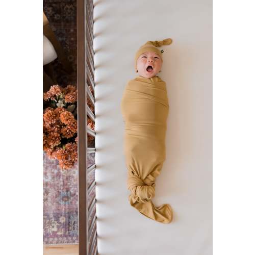 Swaddle Blanket in Ochre