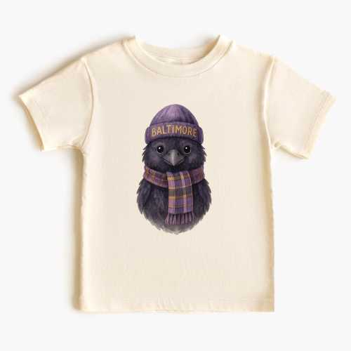 Baltimore Ravens Toddler T-Shirt – Kids Graphic Tee with Raven Spirit Animal