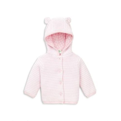 Unisex Striped Hooded Cardigan - Baby