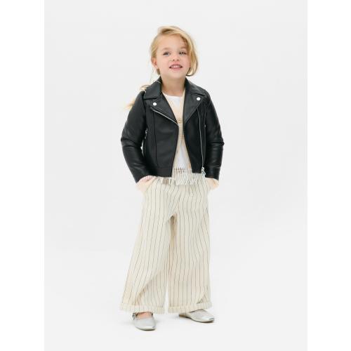 1.5-7yrs | Faux Leather Biker Jacket