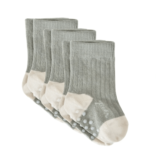 Crew Socks with grips 3-Pack