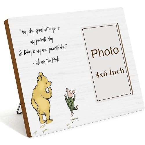 Cute Bear Nursery Picture Frame Baby Shower Decor for New Parents 02