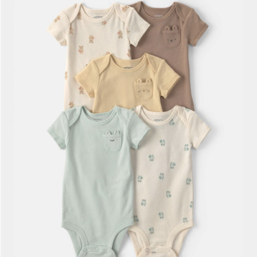 0-3mo Onesies - 5 Pack