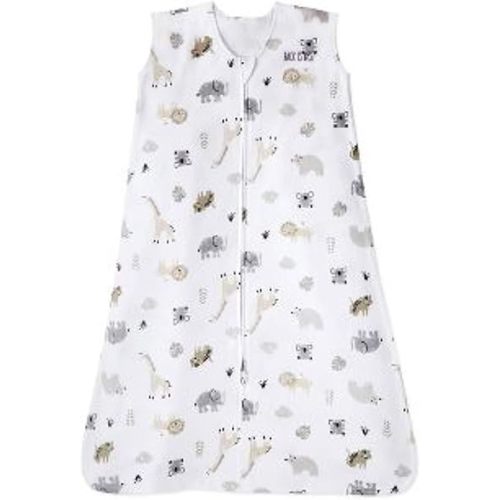 HALO SleepSack, 100% Cotton Wearable Blanket, Swaddle Transition Sleeping Bag, TOG 0.5, Animal Paint, Large, 12-18 Months