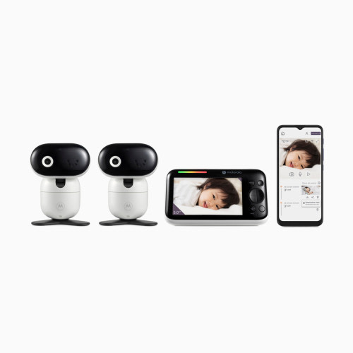 Motorola PIP1610 HD Connect 5" 1080p  Remote Pan/Tilt Video Baby Monitor - 2 Cameras