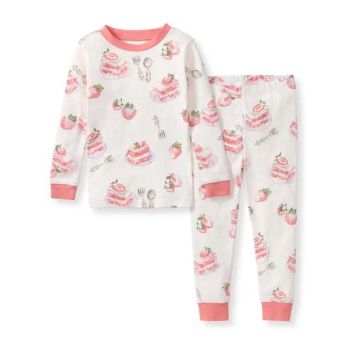 Strawberry Cakes Organic Cotton Two-Piece Pajamas – Burt's Bees Baby