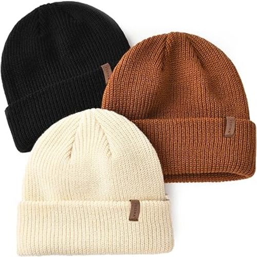 FURTALK Bonnet en tricot pour tout-petits, garçons et filles, bonnets pour enfants, bonnets d'hiver pour enfants, bonnets chauds