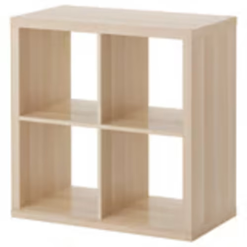 KALLAX
Shelf unit, white stained oak effect, 30 1/8x30 1/8 "