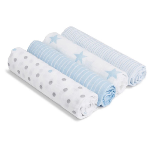 Dapper Muslin Swaddle 4pk | aden + anais
