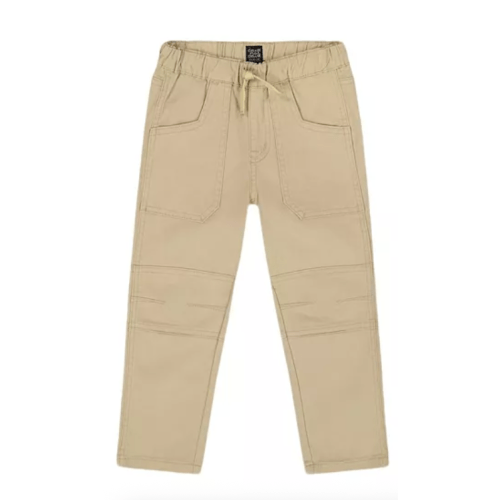 Boys' Twill Jogger Pants with Patch Pockets - Baby, 12M