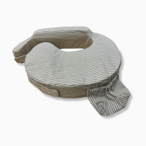 Deluxe Nursing Pillow - Linen Stripe