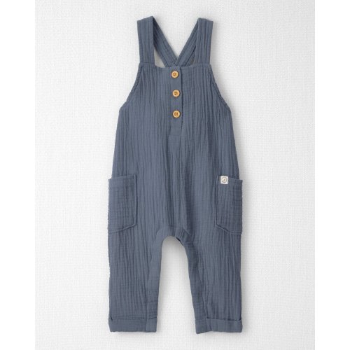 Baby Organic Cotton Gauze Overalls | 6M