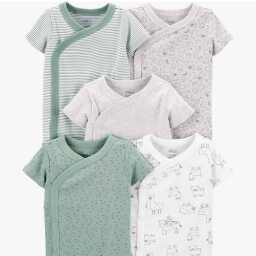 Simple Joys by Carter's unisex-baby 5-pack Side Snap Short-sleeve Bodysuit
