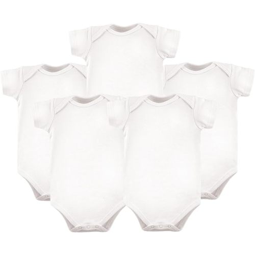 Hudson Baby Unisex Baby Cotton Bodysuits 5-pack