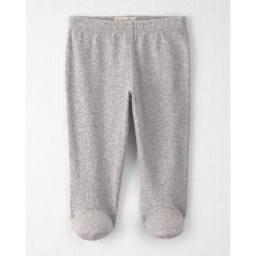Baby Boy Organic Cotton Rib Footed Pants - Little Planet | Carter's