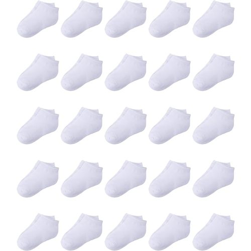 Duufin Toddler Socks 25 Pairs Ankle Socks for Toddler Kids Baby Boys Girls