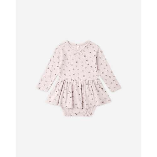 Pointelle Skirted Bodysuit Heart Ditsy – Quincy Mae