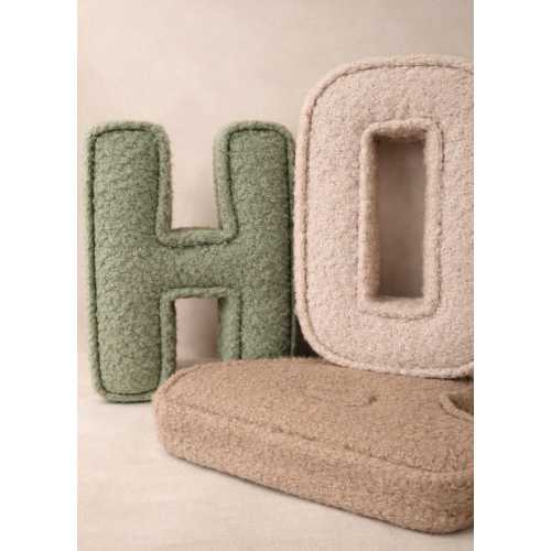 fabric letters bouclé nursery decor