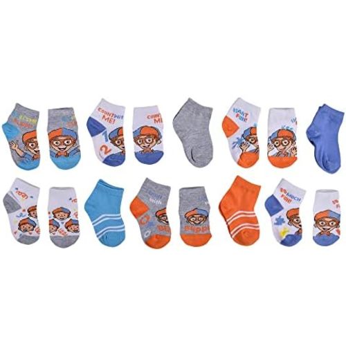 Blippi Kids Quarter Socks