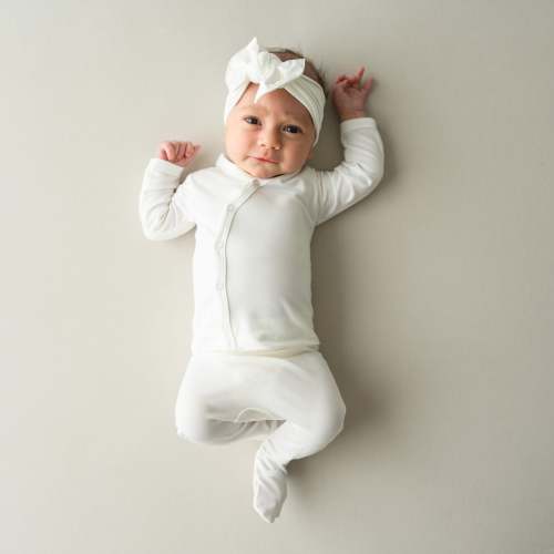 Take Me Home Set with Bow in Cloud | Going Home | Kyte Baby