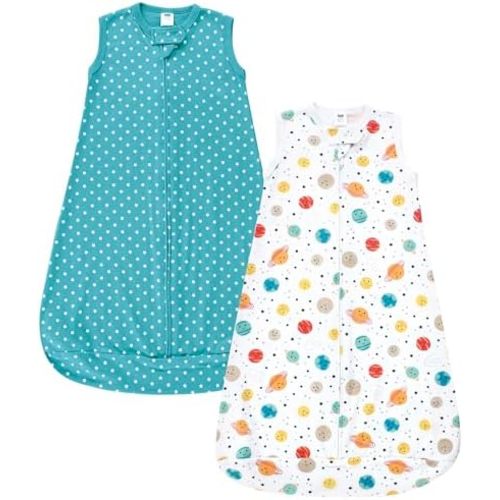 Hudson Baby BabyCotton Long-Sleeve Wearable Sleeping Bag, Sack, Blanket