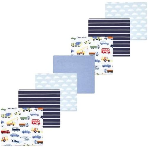 Luvable Friends Little Treasure Flannel Receiving Blankets 7pk