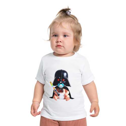 Darth Vader Baby Graphic Tee | Baby Short Sleeve T-Shirt Star Wars