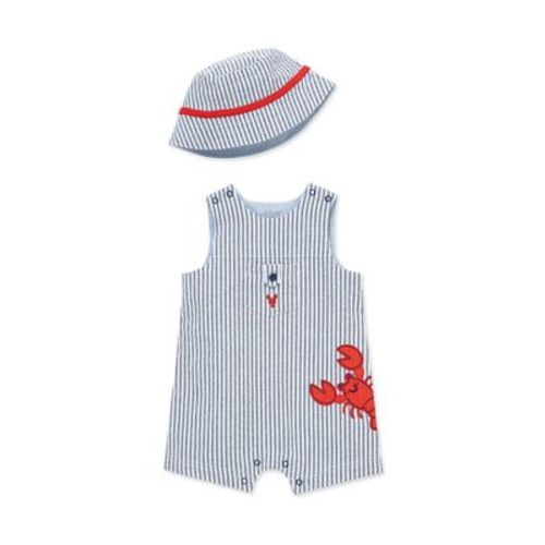 Baby Boys Lobster Sunsuit and Hat