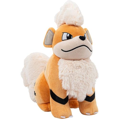 Pokemon Growlithe Plush - 12-Inch Soft Plush with Authentic Details