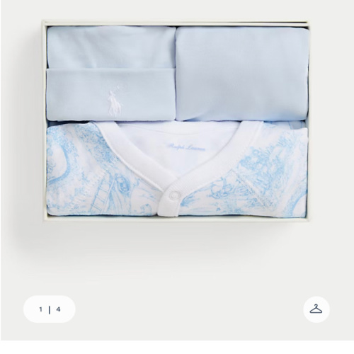 Toile Cotton 3-Piece Gift Set