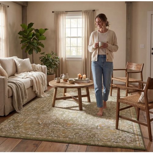 Lianna Washable Vines Rug