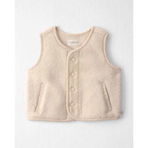 Baby Recycled Teddy Fleece Vest - Little Planet | Carter's